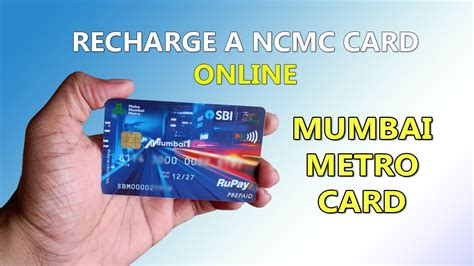 metro smart card recharge mumbai|sbi ncmc card recharge.